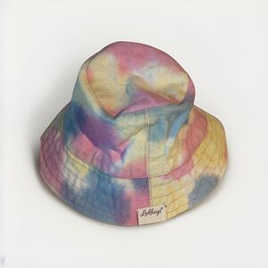 Tie Dye Reversible Striped 100% Cotton Bucket Hat Lakhays